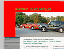 Tablet Screenshot of fahrschule-berendsen.de